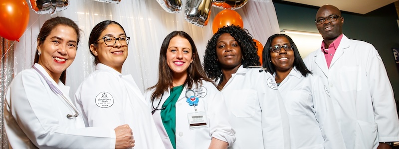 A group of GovState nursing students